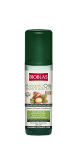 اسپری دوفاز مو بیوبلاس حاوی روغن آرگان BIOBLAS Botanic Ooils  